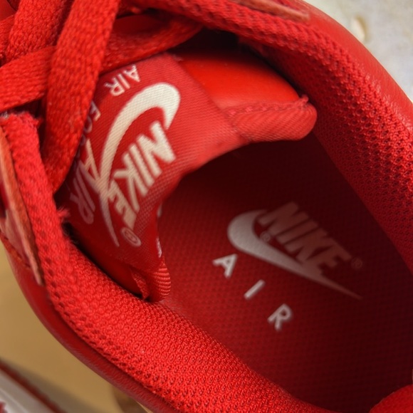 Nike Air Force 1 Low Retro  University Red White Sz 4.5 men New no box unisex - Picture 10 of 14